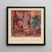 Begin van de bouw in de tuin - Paul Klee — ingelijst kunstwerk aan de muur