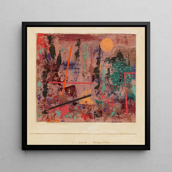 Début de construction dans le jardin - Paul Klee