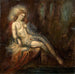 van het beeld Déesse au rocher - Gustave Moreau — weergave van het kunstwerk