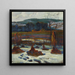 voorjaarsdooi - Henryk Uziembo — ingelijst kunstwerk aan de muur