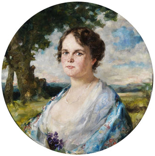 Demi-portrait d'une jeune dame - Luma von FleschBrunningen