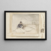 Worker of Cotton Sitting - Denis Auguste Marie Raffet — framed artwork on a wall