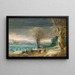 Winterlandschap - Denys van Alsloot — ingelijst kunstwerk aan de muur