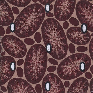 Design textile avec des ovales éparpillés - Anonyme