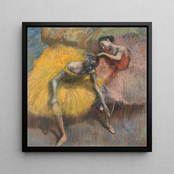 Deux Danseuses Jaunes et Roses - Edgar Degas