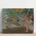 Reproductie van het schilderij van twee danseressen op het podium - Edgar Degas