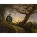 Reproductie van het schilderij Twee mannen die de maan bekijken - Caspar David Friedrich
