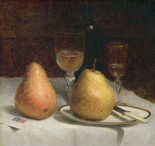 Deux poires sur un plateau - Sanford Robinson Gifford