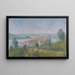 Maritiem landschap - Dezider Czader — ingelijst kunstwerk aan de muur