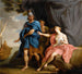 Didon en Eneas - Pompeo Batoni — weergave van het kunstwerk