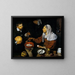 Een oude vrouw die eieren kookt - Diego Velázquez — ingelijst kunstwerk aan de muur
