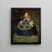 van Infante Margaret Teresa in een blauwe jurk - Diego Velázquez — ingelijst kunstwerk aan de muur