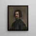 Portret van een man, misschien een zelfportret - Diego Velázquez — ingelijst kunstwerk aan de muur