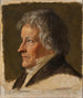 Portret van Thorvaldsen - Dietrich Wilhelm Lindau — weergave van het kunstwerk