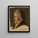 Portret van Thorvaldsen - Dietrich Wilhelm Lindau — ingelijst kunstwerk aan de muur