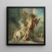 Diomède verslonden door paarden - Gustave Moreau — ingelijst kunstwerk aan de muur
