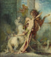 Diomède verslonden door paarden - Gustave Moreau — weergave van het kunstwerk
