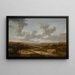 Groot rivierlandschap - Dionijs Verburgh — ingelijst kunstwerk aan de muur