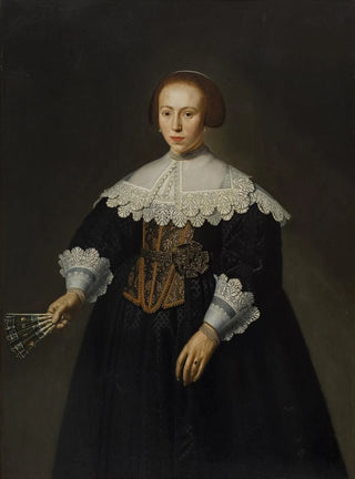 Dirck Dircksz van Santvoort - Portrait Of A Lady.webp