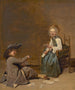 Kinderen die kaarten spelen - Dirck Hals — weergave van het kunstwerk