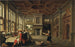 Distinguished Dinner Painting in an Interior - Dirck van Delen — artwork view