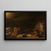 Annunciatie aan de herders - Dirck Wijntrack — ingelijst kunstwerk aan de muur