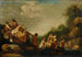 Nymfen die baden - Dirck van der Lisse — weergave van het kunstwerk