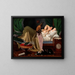 Nachtmerrie - Ditlev Blunck — ingelijst kunstwerk aan de muur