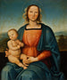 De Maagd met Kind - Ditlev Blunck — weergave van het kunstwerk