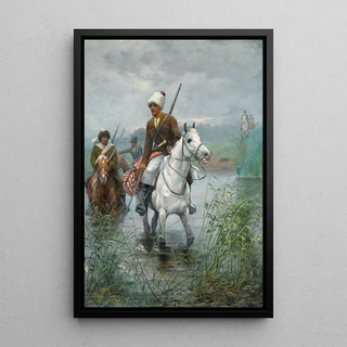 Dmitri Petrovich Ventsenostsev - Cossacks on Horseback.webp