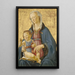 Reproductie van het schilderij Madonna en Kind - Domenico Ghirlandaio