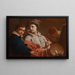 Allegorie van de schilderkunst - Domenico Maggiotto — ingelijst kunstwerk aan de muur