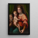 Reproduction of the painting La Sainte Famille - Domenico Puligo