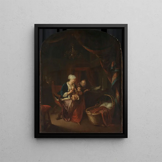 Domenicus van Tol - A Mother giving her Child the Breast.webp