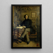 Portrait Painting of Antoine Vivenel - Dominique Louis Papety — framed artwork on a wall