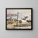 Côte californienne - Dong Kingman — ingelijst kunstwerk aan de muur
