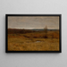 Landschap december 1887 - Dwight William Tryon — ingelijst kunstwerk aan de muur