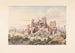 Albert Painting of the ruins of Notre-Dame de Brébieres - E. Tatin — artwork view