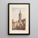 Reproduction of the painting Cambrai The cathedral - E. Tatin