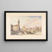 Douai, the market square - E. Tatin — framed artwork on a wall