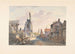 Soissons The cathedral and the Buerie street - E. Tatin — artwork view