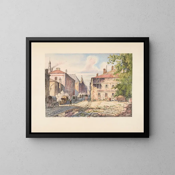 Verdun, rue Saint-Paul - E. Tatin — ingelijst kunstwerk aan de muur