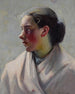 Portret van een jonge vrouw - Eanger Irving Couse — weergave van het kunstwerk