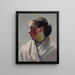 Portret van een jonge vrouw - Eanger Irving Couse — ingelijst kunstwerk aan de muur