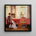 Schrift - Gari Melchers — ingelijst kunstwerk aan de muur