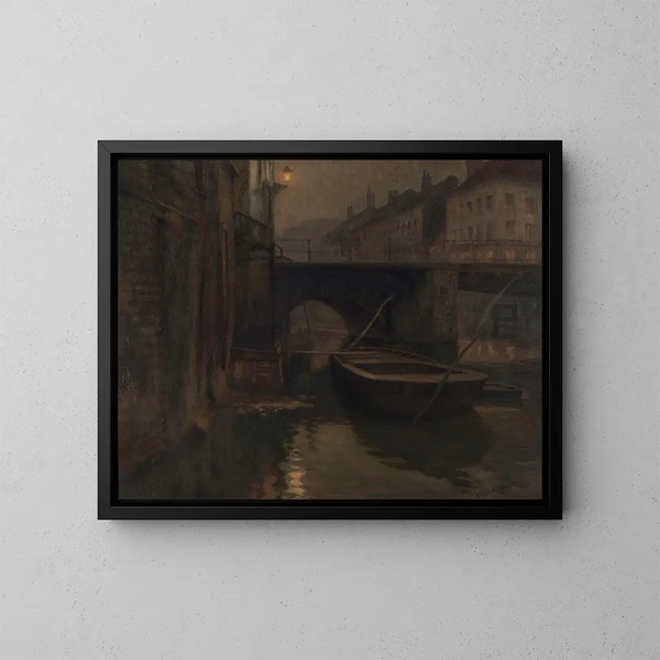 Vue du Vleeshuisbrug à Gand - Edgar Bytebier — ingelijst kunstwerk aan de muur