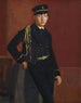 Achille De Gas en cadet-uniform - Edgar Degas — weergave van het kunstwerk
