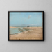 van het Laagwaterstrand bij de riviermonding - Edgar Degas — ingelijst kunstwerk aan de muur