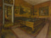 Biljartkamer in MnilHubert - Edgar Degas — weergave van het kunstwerk