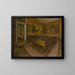 Biljartkamer in MnilHubert - Edgar Degas — ingelijst kunstwerk aan de muur